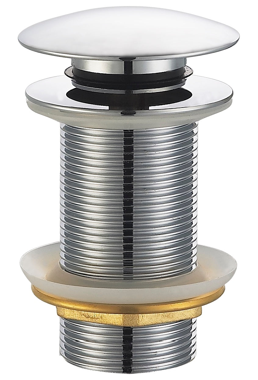 UniMatch clickwaste afvoerplug verlengd 5/4 inch chroom