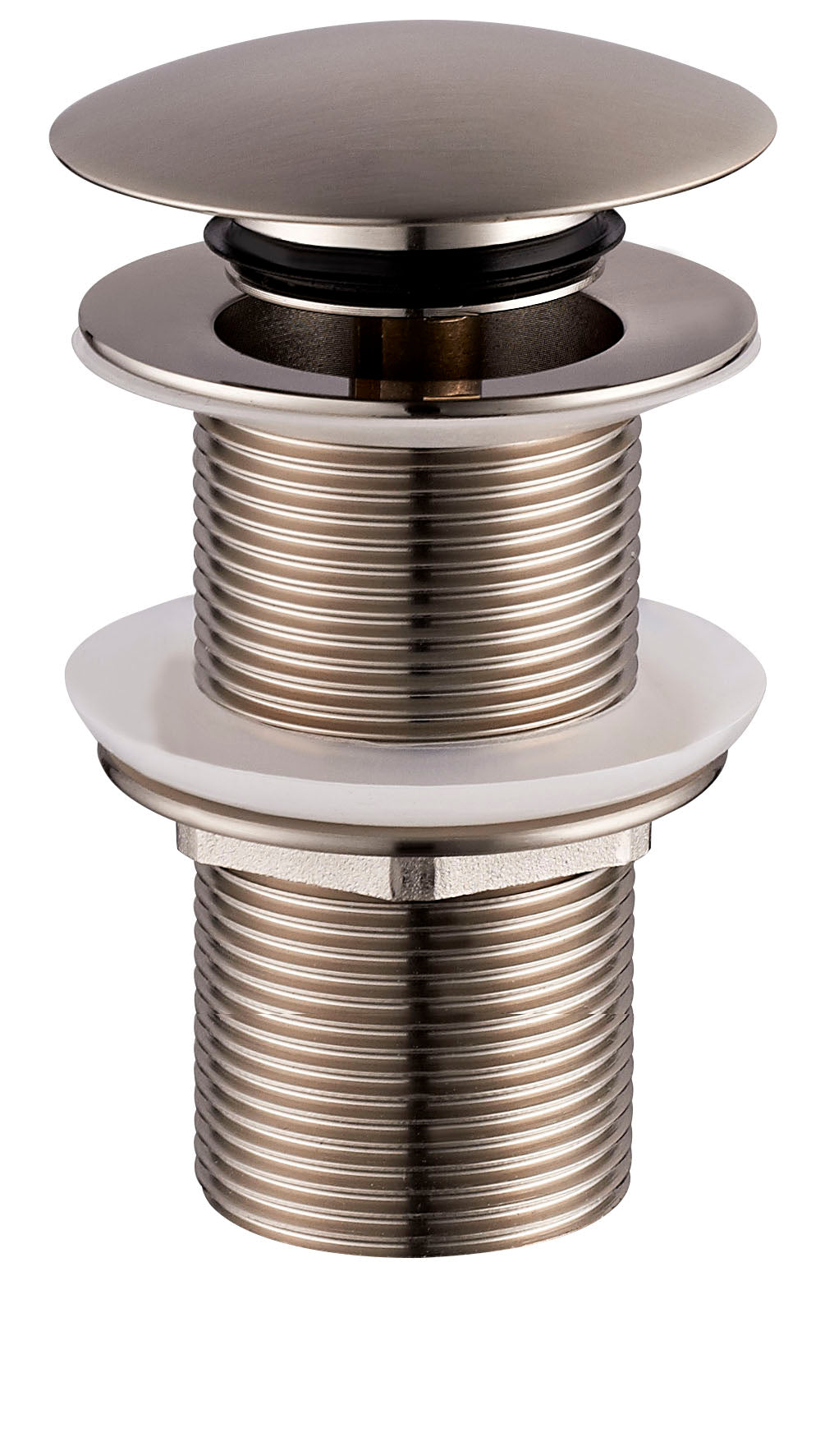 UniMatch clickwaste afvoerplug verlengd 5/4" geborsteld staal - WDtegels