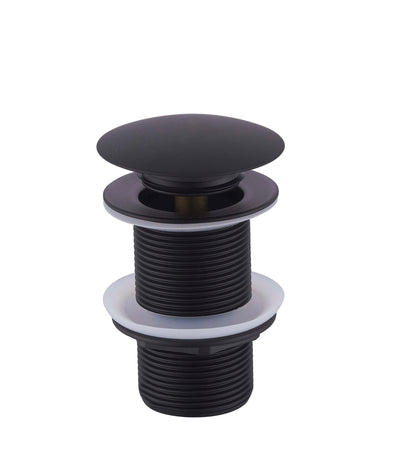 UniMatch clickwaste afvoerplug verlengd 5/4" mat zwart - WDtegels
