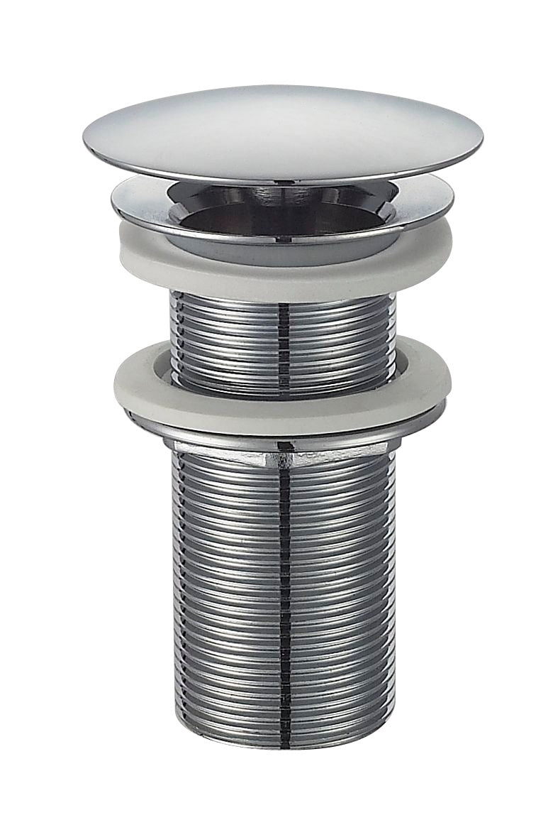 UniMatch open afvoerplug verlengd 5/4 inch chroom