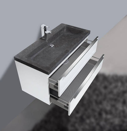 Badmeubel Senza Stone 100 Hoogglans Wit