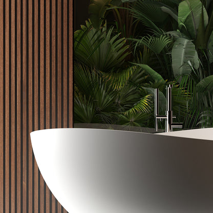 Waive vrijstaand ligbad | 160x95cm | Solid surface mat wit - WDtegels
