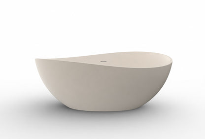 Waive vrijstaand ligbad 160x95cm solid surface beige