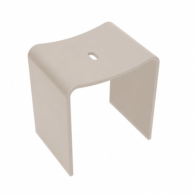Zita kruk solid surface 40x30x42,5cm beige
