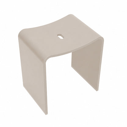 Zita kruk solid surface 40x30x42,5cm beige