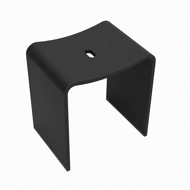 Wiesbaden Zita kruk 40x30x42,5cm | Mat zwart