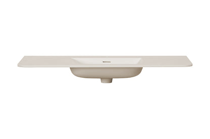 Laro meubelwastafel 120 x 48 x 1,5 cm solid surface beige - afbeelding 3