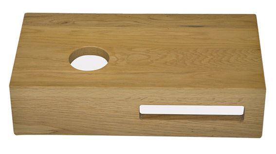 Oak planchet 40 x 21 x 10 cm links - WDtegels