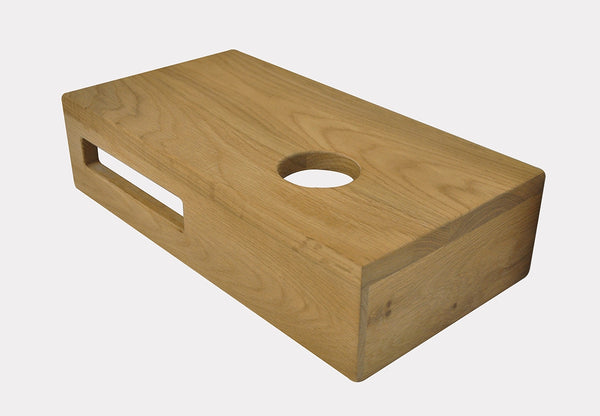 Plancha de roble Wiesbaden | 40x21x10cm | Derecha