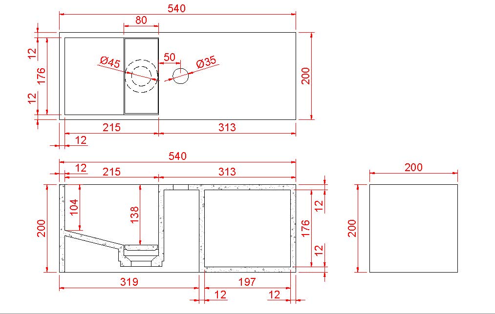 Julia fontein met nis | 54x20x20cm | Solid surface mat wit - WDtegels