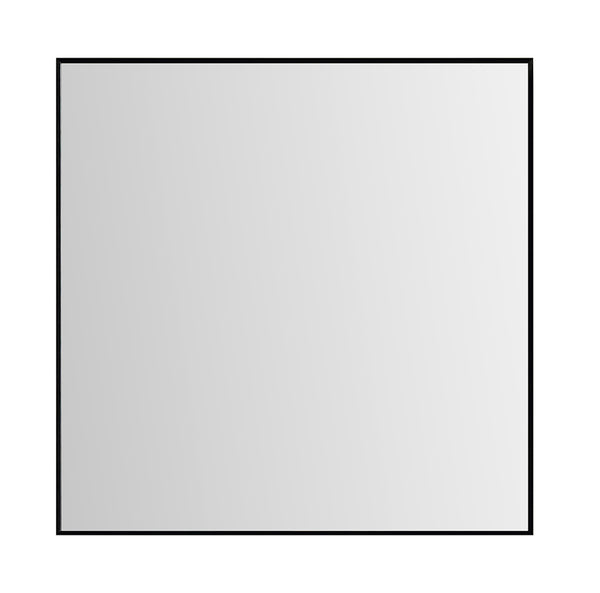 Ribbella spiegel met frame | 100cm | Mat zwart
