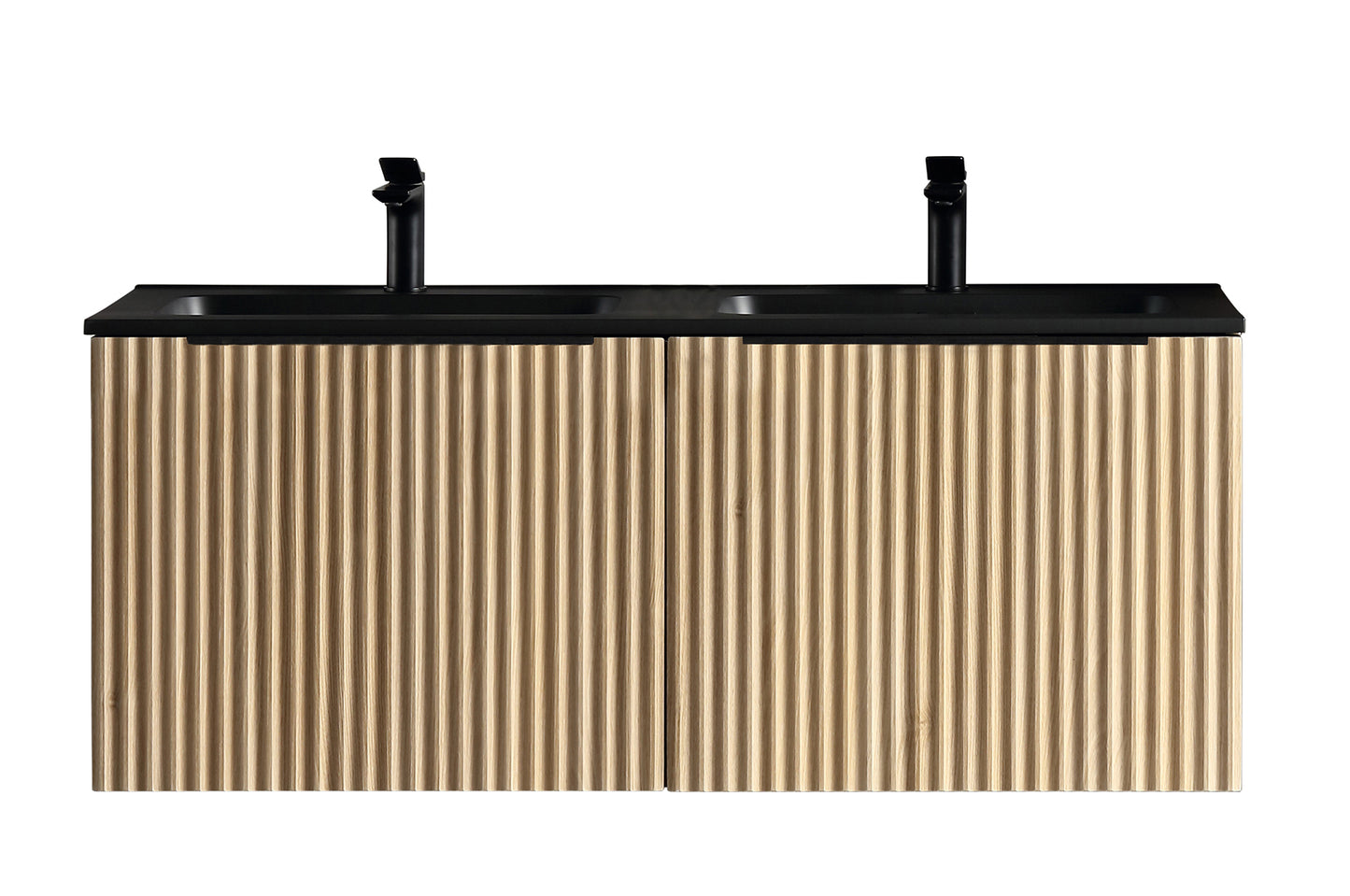 Ribbella onderkast met 2 laden 2 uitsparingen 120 x 45 cm naturel eik - WDtegels