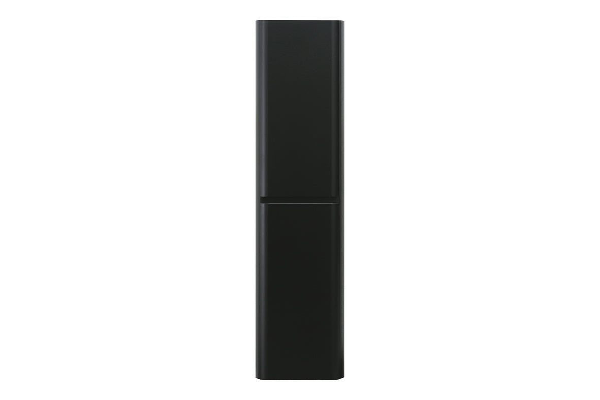Novira kolomkast 160x40x35cm mat zwart - sfeerbeeld