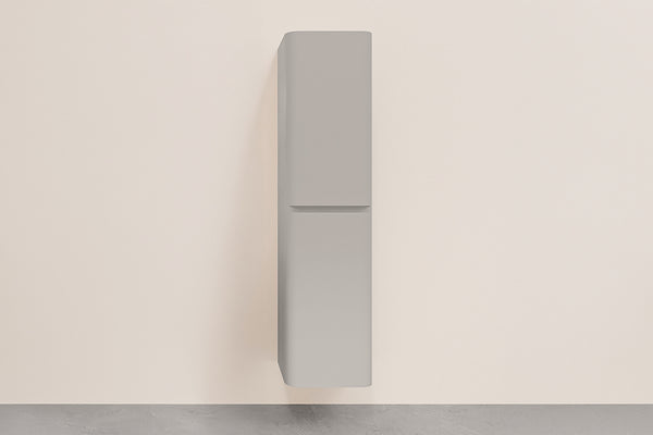 Armario columna Novira con esquinas redondeadas | 160x40x35cm | Arena mate