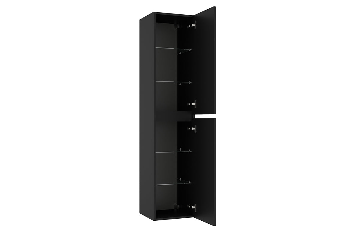 Alvara kolomkast 160x35x35cm mat zwart - productfoto