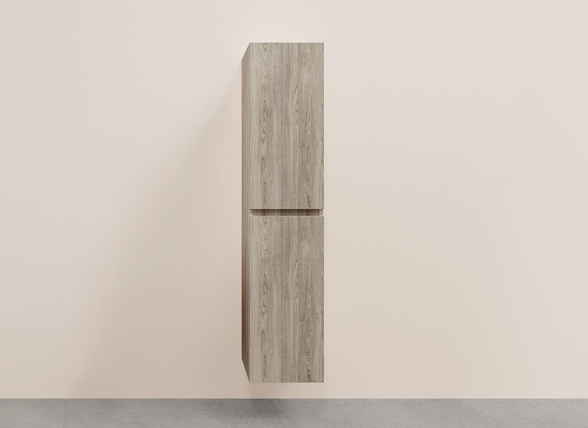 Alvara kolomkast 160x35x35cm grijs eiken