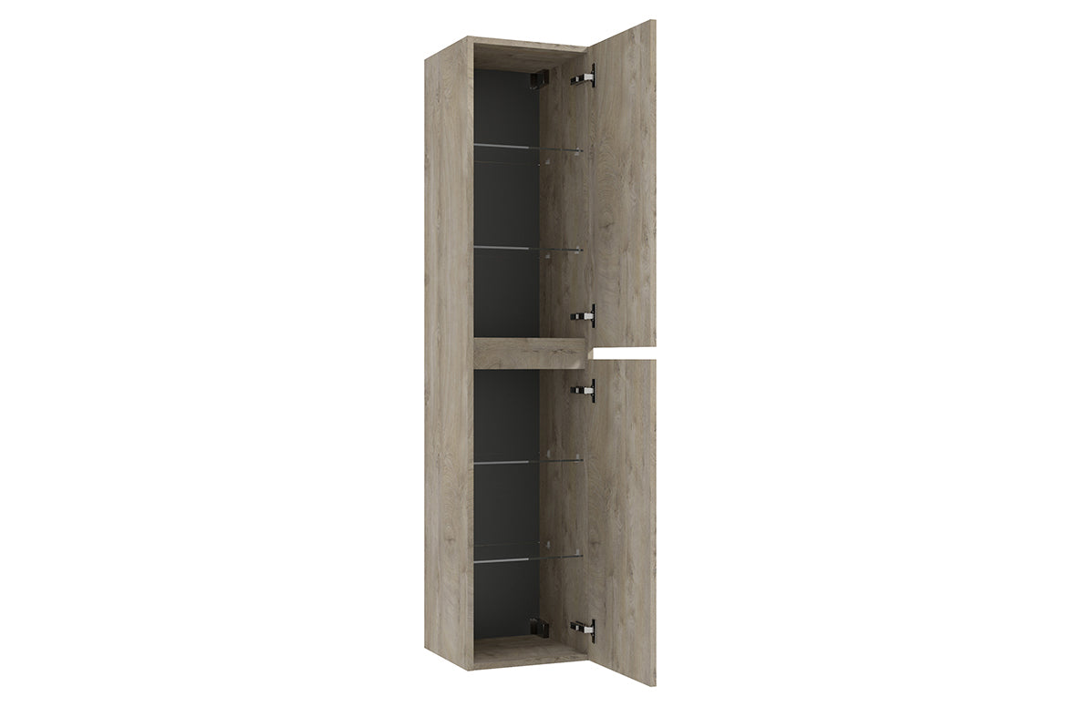 Alvara kolomkast 160x35x35cm grijs eiken - productfoto
