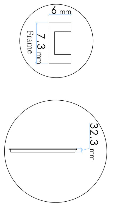 Novi spiegel 100 cm rond met LED, dimbaar mat zwart - WDtegels