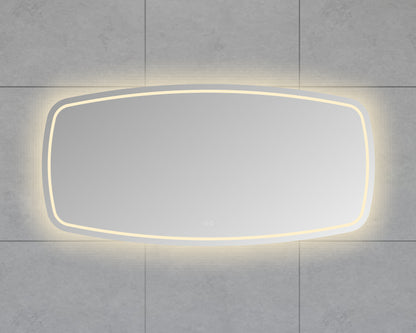 Lumora rechthoekige badkamerspiegel 160x78cm met LED-verlichting