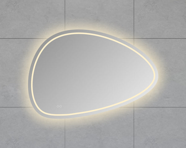 Lumora organische spiegel | 120x80cm | LED | Dimbaar | Spiegelverwarming