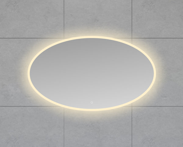 Oliva ovale spiegel | 120x70cm | LED | Dimbaar | Spiegelverwarming