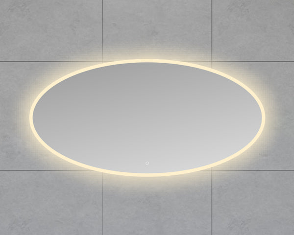 Oliva ovale spiegel | 160x70cm | LED | Dimbaar | Spiegelverwarming