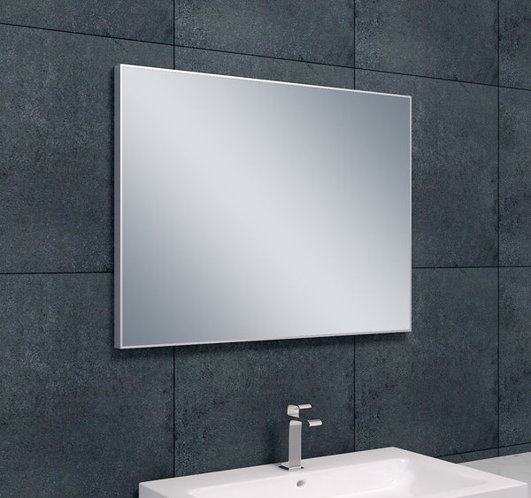 Serra mirror 80x60x2.1cm rectangular with aluminum frame