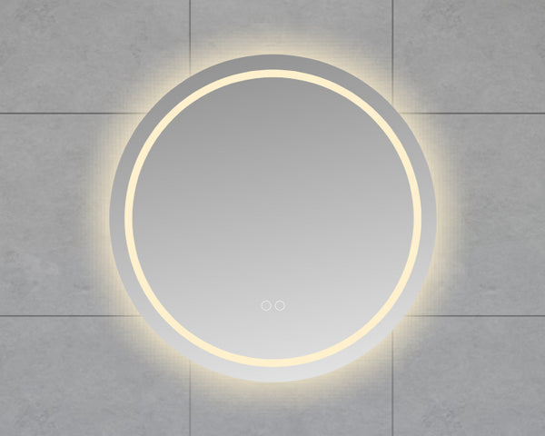 Lumora ronde spiegel | 60cm | LED | Dimbaar | Spiegelverwarming