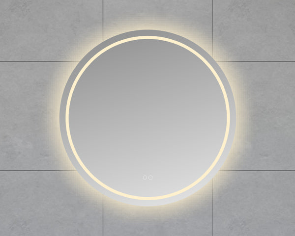 Lumora ronde spiegel | 80cm | LED | Dimbaar | Spiegelverwarming