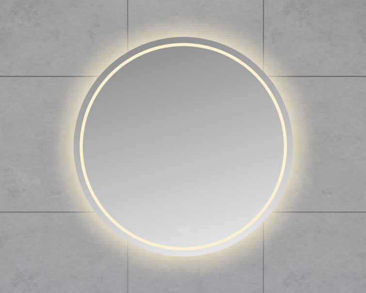 Lumora ronde badkamerspiegel 100cm met LED-verlichting