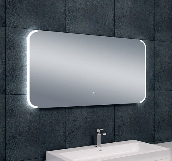 Wiesbaden Bracket condensvrije spiegel 120x60cm - dimbare LED