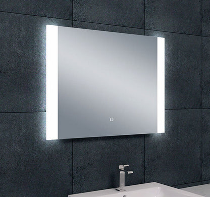 Wiesbaden Sunny dimbare LED condensvrije spiegel 80x60cm - WDtegels