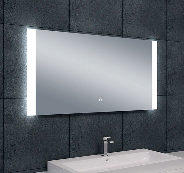 Wiesbaden Sunny mirror 120x60cm dimmable LED condensation-free
