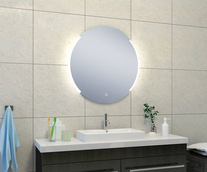 Wiesbaden Round dimbare LED condensvrije spiegel rond 80cm - WDtegels