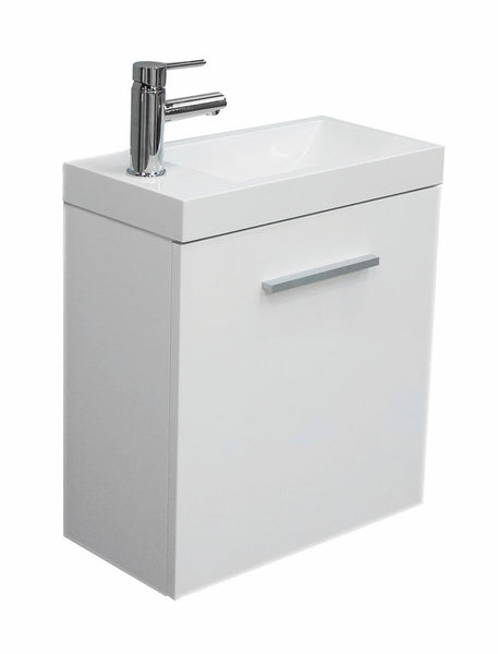 Emma washbasin cabinet + sink 50 x 25 x 50 cm white