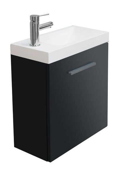 Emma fonteinmeubel 50 x 25 cm hoogglans grijs 8718858077786