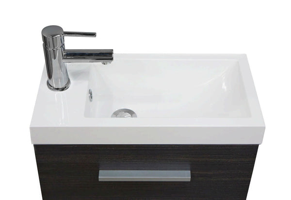 Mueble lavabo + lavabo Emma Wiesbaden 500x250x500 veta madera gris
