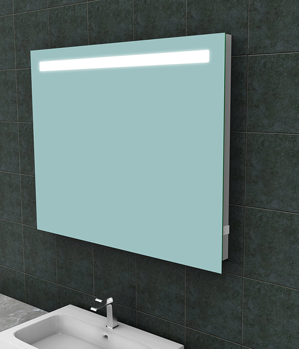 Tigris spiegel 100 x 80 cm rechthoek met LED en stopcontact