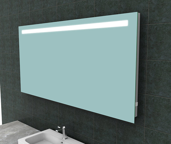 Tigris spiegel 160 x 80 cm rechthoek met LED en stopcontact