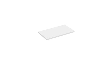 Alvara topblad 40x22cm mat wit