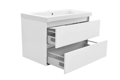 Vision onderkast met 2 laden 80 x 46 cm glans wit - WDtegels
