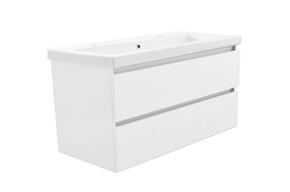 Vision onderkast met 2 laden 100 x 46 cm glans wit - WDtegels