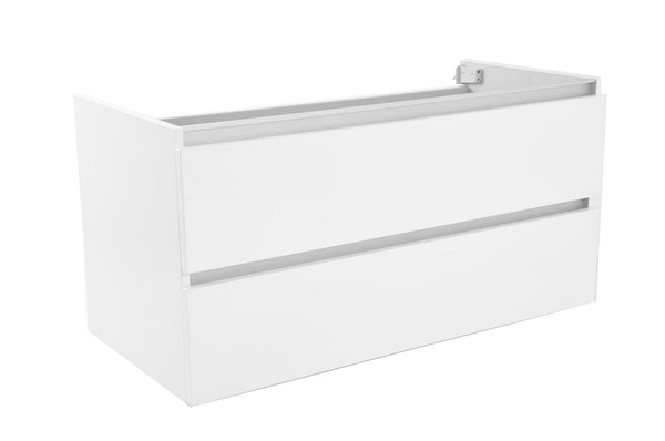 Vision onderkast 100x46x50cm met 2 laden - glans wit