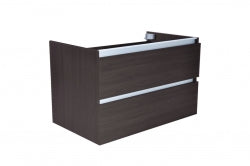 Vision onderkast 80x46x50cm met 2 laden - houtnerf grijs