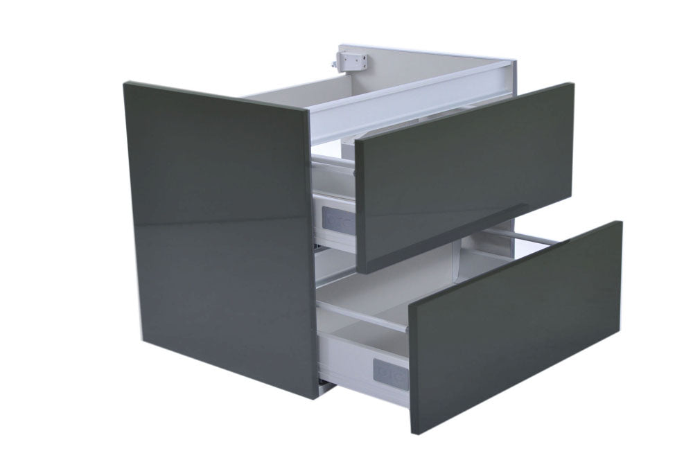 38.3910 Vision onderkast+2 laden 60x46 hoogglans grijs