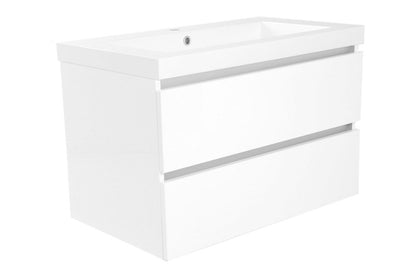 38.3916 Vision kunstmarmer wastafel 80x46 wit