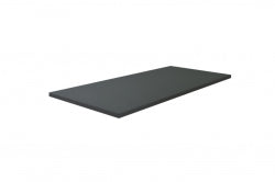 Vision topblad 100x46x2,5 hoogglans grijs