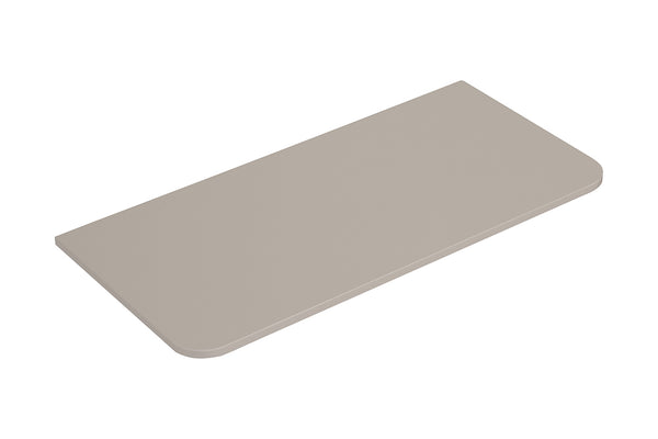 Encimera Sulora con esquinas redondeadas | 100x48cm | Beige mate
