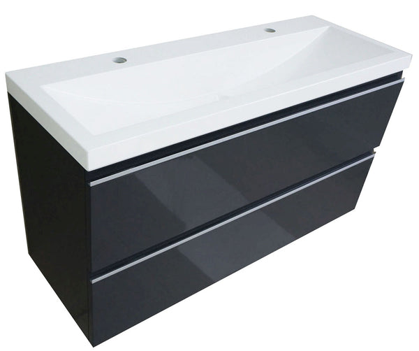 Shall onderkast 100x36x50cm - grafietgrijs