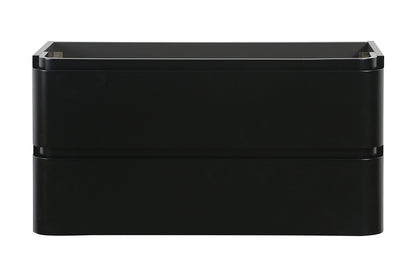 Novira onderkast 100x48cm mat zwart - sfeerbeeld
